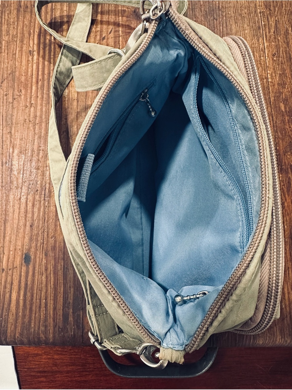 Baggallini Small Tan Fest Cross-Body Bag - Picture 3 of 9